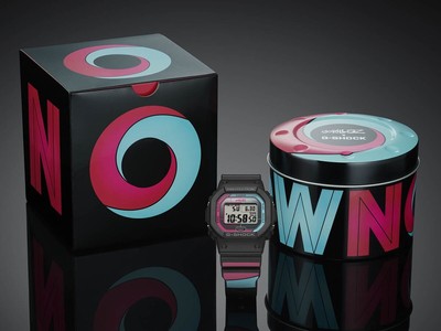 g shock pink blue